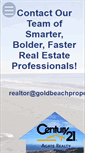 Mobile Screenshot of goldbeachproperties.net